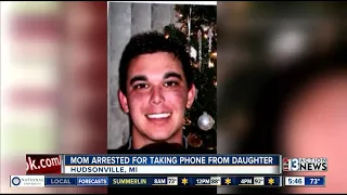 Mom arrested for taking daughter's phone