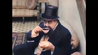 Charlie Chaplin - The Cure - color (Laurel & Hardy)