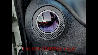 Launch control vs Launch control + antilag 💥 Abarth punto multiair