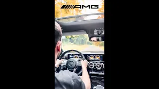 Pure Sound! AMG A35 driving through the forest - loud Pops & Crackles 💥 POV Driving Experience 🏁