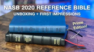 Unboxing the NASB 2020 Reference Bibles from The Lockman Foundation – with Prime Edition!