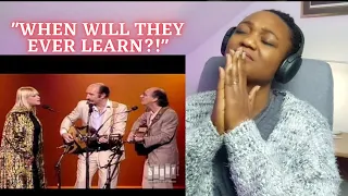 Peter, Paul and Mary - Where Have All the Flowers Gone reaction