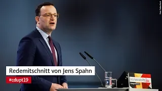 Rede von Jens Spahn beim #cdupt19