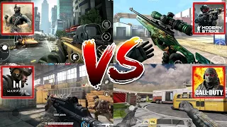 Battleops VS Warface Mobile VS COD Mobile VS Modern Strike Online