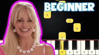 Barbie Girl - Aqua | Beginner Piano Tutorial | Easy Piano