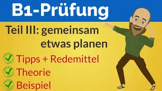 TELC B1 mündliche Prüfung Teil 3 | zusammen etwas planen