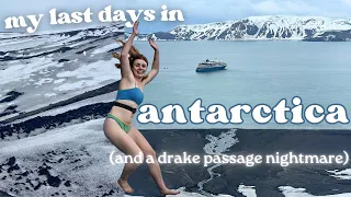 the drake passage is SCARY - last days in antarctica, POLAR PLUNGE!
