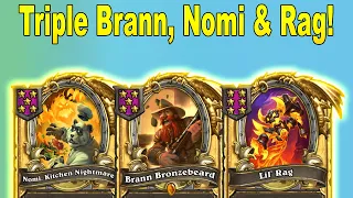 TRIPLE NOMI, RAG & BRANN Is Always Best Elemental Build | Christian Hearthstone Battlegrounds