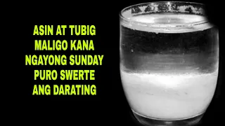 ASIN AT TUBIG MALIGO KANA NGAYONG SUNDAY PURO SWERTE ANG DARATING-APPLE PAGUIO1