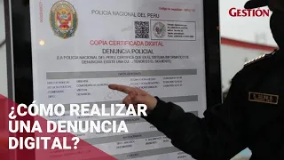 Conozca cómo realizar su denuncia digital por pérdida o robo de documentos