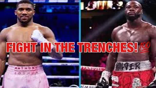 BREAKING NEWS! ANTHONY JOSHUA WANTS TO FIGHT DEONTAY WILDER IN THE TRENCHES!🤣🤣🤣🤣🤦🏽‍♂️