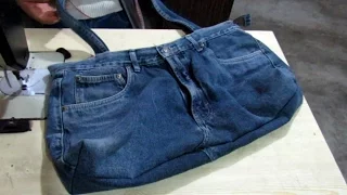 Reciclaje de Jeans: Bolso con cierre