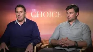 The Choice: Author Nicholas Sparks & Tom Welling Movie Interview | ScreenSlam