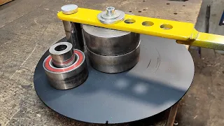THE EASIEST MACHINE FOR BENDING METAL WITH YOUR OWN HANDS!!