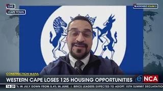 Construction Mafia | Western Cape loses 125 housing opportunities