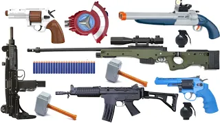 Cleans toys, Nerf Assault rifle, Shotgun, AK47, Sniper Rifles, Glock Pistol, M16, nerf gun, youtube