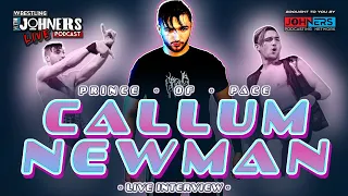 'Prince of Pace' Callum Newman, Live Interview - Wrestling With Johners LIVE!