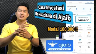 Cara Investasi Reksadana di Ajaib | Modal 100 Ribu Bisa Beli Saham !!