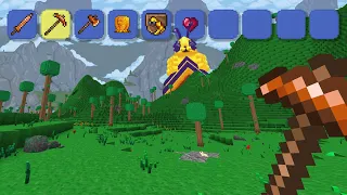 Minecraft's Terraria Mod is like 3D Terraria!