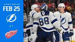 RECAP: Lightning @ Red Wings 2/25/23 | ANDREI FREAKIN' VASILEVSKIY