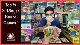 Top 5 Board Games for 2 players | Top 5 Intelligent Couples Games | Ronak's Top 5 // Chai & Games