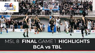 MSL8  FINAL GAME 1 HIGHLIGHTS:  Zarkawt BCA vs Khatla TBL