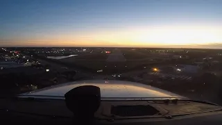 Beautiful Sunset approach and landing into Naples, FL ✈ Cessna 172