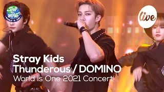 Stray Kids (스트레이키즈) - 소리꾼(Thunderous), DOMINO [World is One 2021 CONCERT - 화제의 무대 다시보기]