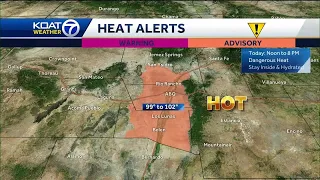 Heat advisory for parts of New Mexico