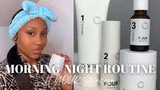 VLOG: DAY IN MY LIFE + MORNING/NIGHT SKIN CARE ROUTINE FT. Y'OUR SKINCARE | EUNOIACHY