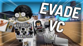 EVADES CRAZIEST MOMENTS! | Roblox VC Funny Moments