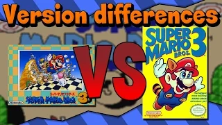 Version Differences - Super Mario Bros. 3