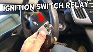IGNITION SWITCH RELAY LOCATION AND REPLACEMENT FORD FOCUS MK3 2012-2018