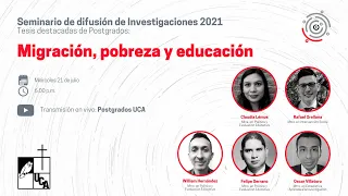 Migración, pobreza y educación | Seminario de difusión de Investigaciones de la UCA