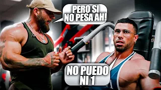 KIM ANGEL HACE LA DE CBUM CON URS A MAURO FIALHO Y ASI ACABAn EL ENTRENO DE HOMBROS - VictorValdivia