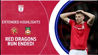 RED DRAGONS RUN ENDED! | Walsall v Wrexham extended highlights