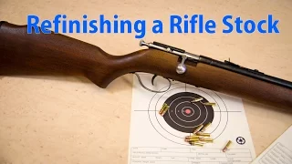 How to Refinish a Rifle Stock -  woodworkweb