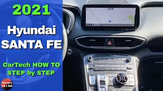 2021 Hyundai Santa Fe - CarTech Infotainment How To STEP BY STEP