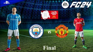 FC 24 - Manchester City vs Manchester United | FA Community Shield Final | PS5™ [4K60]