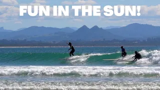 STAY HAPPY Keep Surfing Byron Bay Small Fun Day