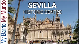 SEVILLE, Spain 4K UHD 60fps Walking Tour (Part 1 - Historic Centre)