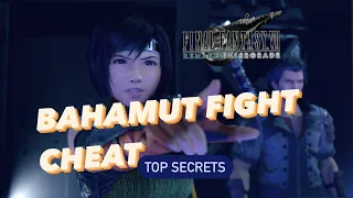 YUFFIE TOP SECRETS FIGHT (GLITCH EXPOSED) FOR BAHAMUT - FF7 REMAKE INTERMISSION