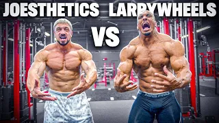 JOESTHETICS vs LARRYWHEELS Bodybuilding Workout!
