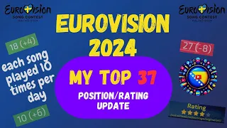 MY TOP 37 ⏐ Eurovision 2024⏐ ESC 24