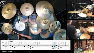 Sugar - Maroon 5 / Drum Cover By CYC (@cycdrumusic ) score & sheet music