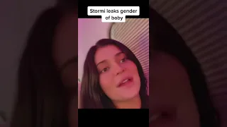 Stormi accidentally reveals the baby's gender