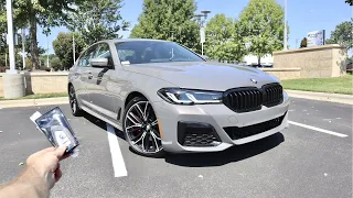 2022 BMW 530i: Start Up, Test Drive, Walkaround, POV and Review