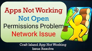 How To Fix Unfortunately, Craft Island App has stopped | Keeps Crashing Problem in Android  Not Open