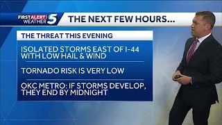 Rain showers in Oklahoma; 4:30 p.m. May 2 weather update