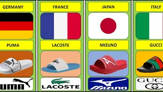 Slippers from different countries|List Slippers Brands From Different Countries |